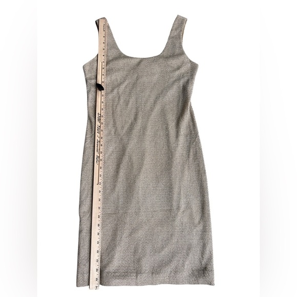 Francais Huey Waltzer Gold Shimmer Mesh Dress with Sweater Jacket Size 6 - Picture 12 of 13